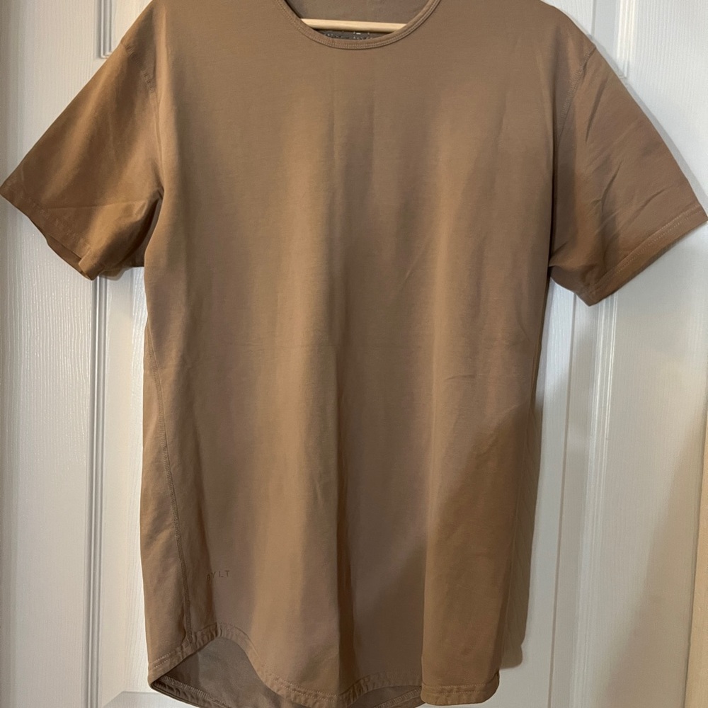 BYLT Basics Men's Tan Short Sleeve Tee